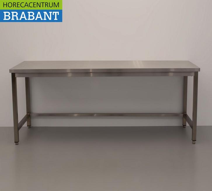 HCB RVS Werktafel Tafel Premium-line 200 x 60 x 85 cm Horeca, Zakelijke goederen, Horeca | Meubilair en Inrichting, Ophalen of Verzenden