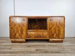 Armoire - Mobilier dentrée Art Déco design en noyer -