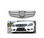 Calandre Pour Mercedes W204 07-11 Look Amg Noir Chromé, Verzenden