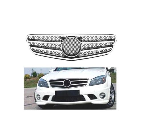 Calandre Pour Mercedes W204 07-11 Look Amg Noir Chromé, Autos : Pièces & Accessoires, Carrosserie & Tôlerie, Envoi