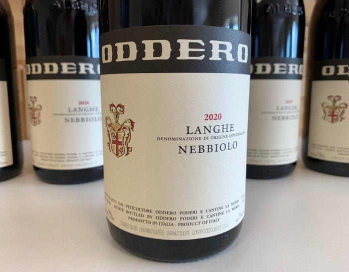 2020 Oddero Langhe Nebbiolo - Piëmont - 6 Flessen (0.75, Verzamelen, Wijnen
