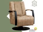 Leren draaifauteuil Galaxy, Huis en Inrichting, Fauteuils, Nieuw, Ophalen of Verzenden, 50 tot 75 cm, Industrieel, Modern