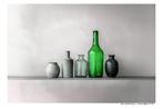 Arnold Mariashin - Green Bottle - XL - No reserve, Antiek en Kunst