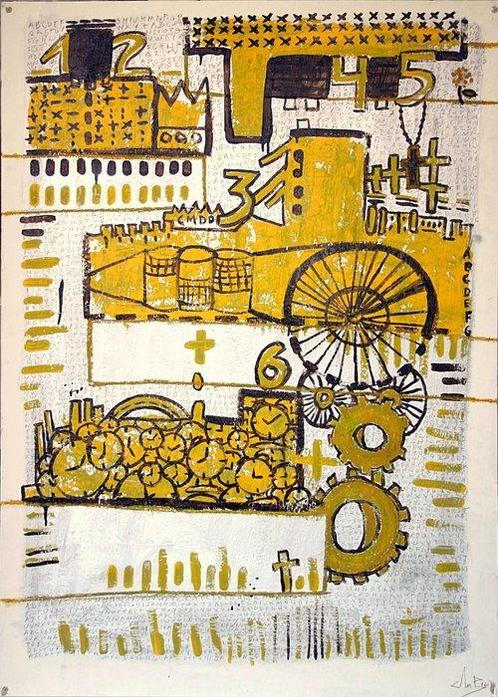 JosemicampaÑa - Síndrome de Diógenes (Diogenes syndrome) XL, Antiek en Kunst, Kunst | Schilderijen | Modern