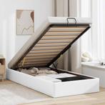 vidaXL Bedframe zonder matras 90x200 cm kunstleer wit, Verzenden, Nieuw
