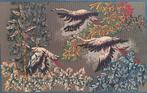 Le vol de Flamants, sérigraphie sur toile marouflée sur, Antiek en Kunst