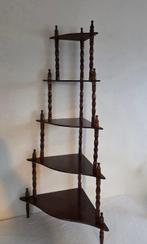 Plank - Mahonie - hoekplank, Antiek en Kunst