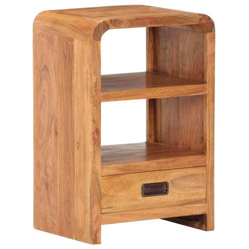 vidaXL Nachtkastje 40x30x60 cm acaciahout met, Huis en Inrichting, Slaapkamer | Nachtkastjes, Nieuw, Verzenden