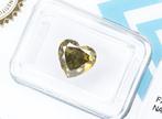 1 pcs Diamant (Natuurlijk gekleurd) - 3.01 ct - Hart - Fancy