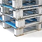 Gebruikte stalen pallets palletaanbieding, Articles professionnels, Ophalen of Verzenden