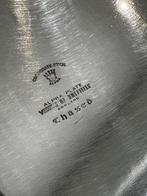 Antique Silver Tray with Ornate Engraving – Made by Pepper &, Antiek en Kunst