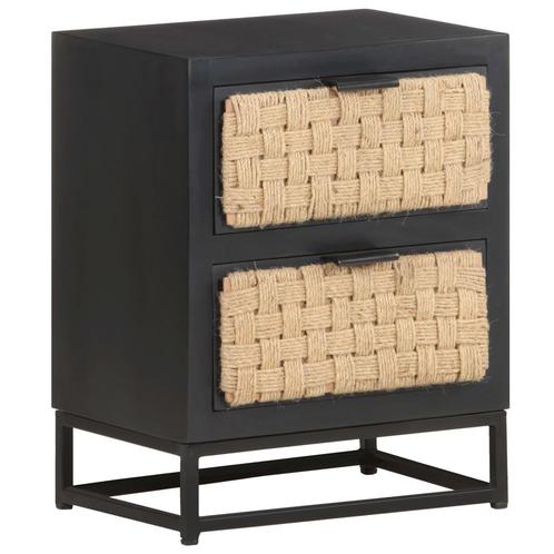 vidaXL Nachtkastje 40x30x50 cm massief mangohout, Huis en Inrichting, Slaapkamer | Nachtkastjes, Nieuw, Verzenden