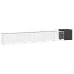 Kippenhok 700x91x100 cm gegalvaniseerd staal