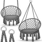 Hangstoel - Binnen & Buiten - Hangschommel - Tot 200kg - Gri, Verzenden, Nieuw