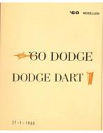 1960 DODGE DART BROCHURE NEDERLANDS, Boeken, Auto's | Folders en Tijdschriften, Nieuw