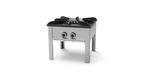 Unni-cooking | Hokker 2 Branders 15kw | Gas | 600x600x(h)550, Ophalen of Verzenden, Nieuw in verpakking