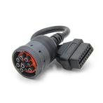 Universele 9-pins J1939 naar 16-pins OBD2 Verloopkabel – Bed, Verzenden, Nieuw