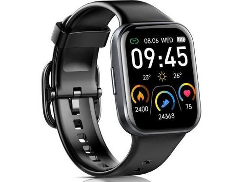 Veiling - Smartwatch 1,7 inch touchscreen -  fitnesshorloge, Handtassen en Accessoires, Smartwatches