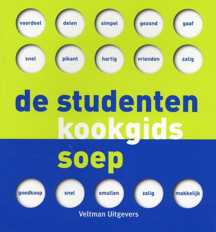 De studentenkookgids Soep / De studentenkookgids, Boeken, Kookboeken, Zo goed als nieuw, Verzenden