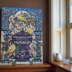 Prachtig muurpaneel van Tunesisch keramiek – met de hand