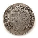 Frankrijk. Directoire (1795-1799). 5 Francs An 7-L, Bayonne