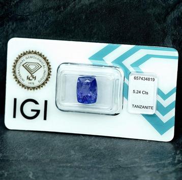 Zonder Minimumprijs - 1 pcs Blauw, Violet Tanzaniet - 5.24 beschikbaar voor biedingen