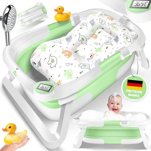 KIDIZ® Babybadje Opvouwbaar met Thermometer | Peuterbadje Er, Huis en Inrichting, Overige Huis en Inrichting, Verzenden