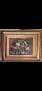 Giovanni Segantini (1858-1899) - Natura morta con rape e, Antiek en Kunst