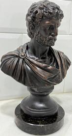 sculptuur, Antoninus Pio - 42 cm - Houtpasta, magnesium, Antiek en Kunst, Antiek | Keramiek en Aardewerk