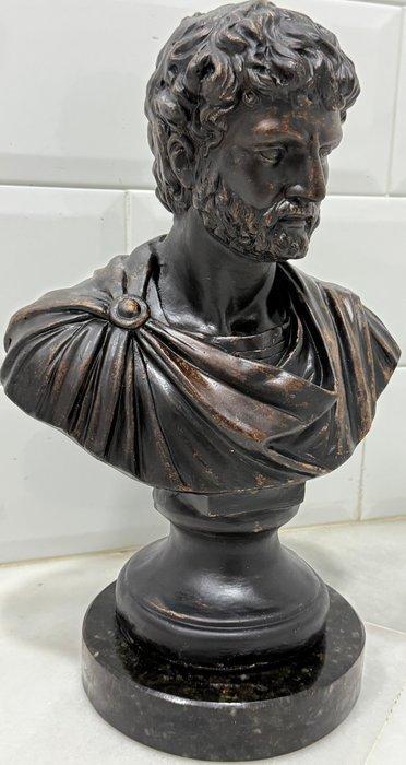 sculptuur, Antoninus Pio - 42 cm - Houtpasta, magnesium, Antiek en Kunst, Antiek | Keramiek en Aardewerk
