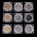 Pokémon Battle Coin Set of 9 gold, silver, and black. - 1997, Games en Spelcomputers, Nieuw