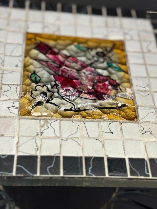 Vallauris - Salontafel - Keramiek, Smeedijzer - Vierkant, Antiek en Kunst, Kunst | Designobjecten