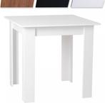 Miadomodo - Vierkante eettafel - 4 personen - MDF Wood - Keu, Huis en Inrichting, Verzenden, Nieuw