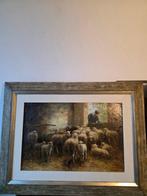 Cor Bouter/C.Verschuur (1888-1966) - Schapen in de stal