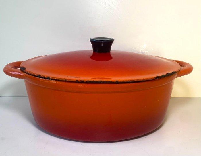 Style Le Creuset - Braadpan - Gepolijste emaillen, Antiquités & Art, Antiquités | Ustensiles de cuisine