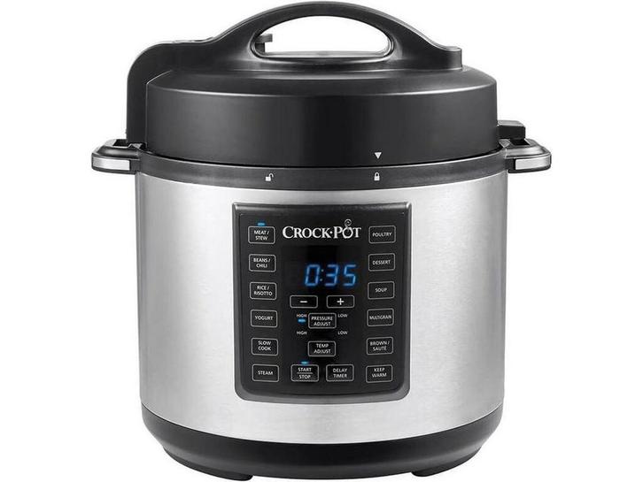 CrockPot CR051 - Express Pot - Snelkookpan 5,6L - Zwart, Huis en Inrichting, Woonaccessoires | Overige, Zo goed als nieuw, Verzenden