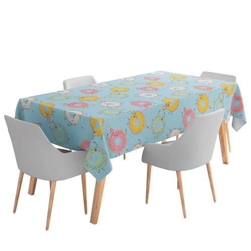 Tafelkleed Donut 1,8m, Hobby en Vrije tijd, Feestartikelen, Nieuw, Verzenden