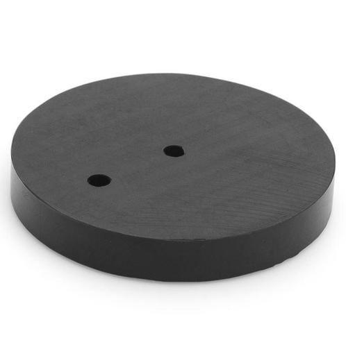 Rubber onderlegger 12x85 mm t.b.v. deurstopper Ø 85 mm zwart, Huis en Inrichting, Woonaccessoires | Deurstoppers, Nieuw