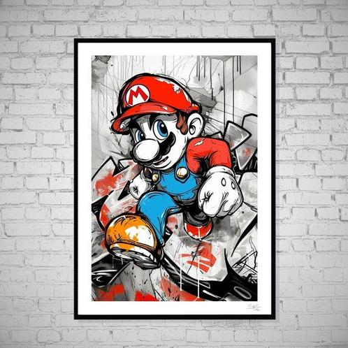 SKE - SET OF 2 - Mario & Peach STREET, Antiek en Kunst, Kunst | Designobjecten