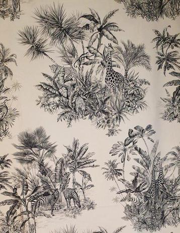 Tissu Toile de Jouy Original Campagne - Design Savanes -