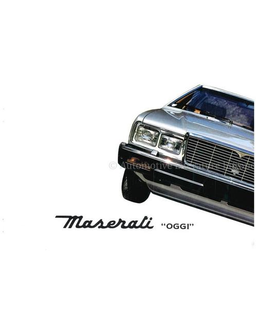 1985 MASERATI QUATTROPORTE BROCHURE ITALIAANS, Boeken, Auto's | Folders en Tijdschriften