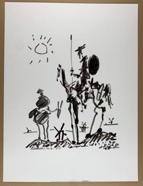 Pablo Picasso (1881-1973) - Don Quichotte, 1955 - Artprint -, Antiek en Kunst, Kunst | Tekeningen en Fotografie