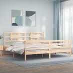 vidaXL Cadre de lit avec tête de lit Super King Size, Maison & Meubles, Neuf, Verzenden