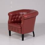 Poltrona Frau - Renzo Frau - Fumoir - Fauteuil - Leder, Hout, Antiek en Kunst