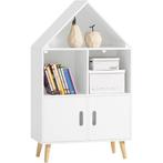 2dekans | Sobuy Kinderboekenkast - Wit - 63x30x103 cm, Kinderen en Baby's, Ophalen of Verzenden, Nieuw