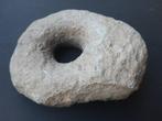 Neolithisch Neolithische stenen schijf Werktuig - 12.8 cm