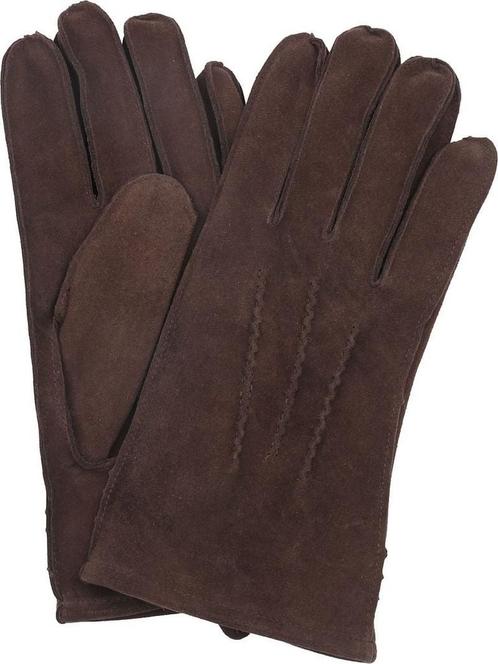 Suitable Suede Handschoen Donkerbruin maat M Heren, Kleding | Heren, Mutsen, Sjaals en Handschoenen, Nieuw, Verzenden