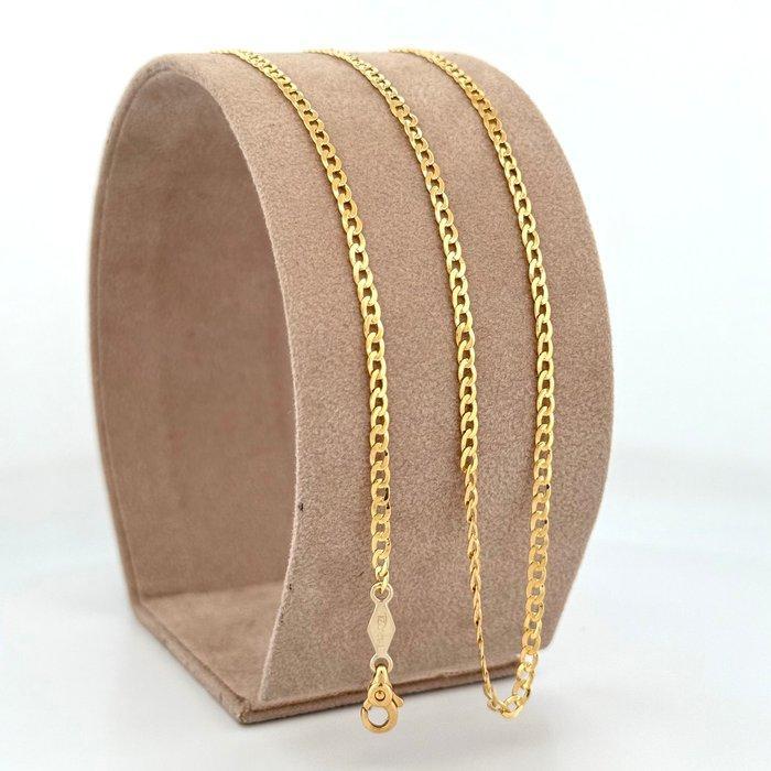 Halsketting - 18 karaat Geel goud, Witgoud - Solid-Link, Handtassen en Accessoires, Kettingen