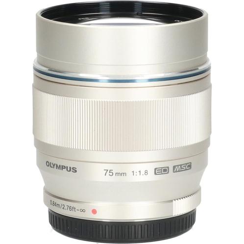 Olympus M.Zuiko Digital ED 75mm f/1.8 - Zilver CM2947, Audio, Tv en Foto, Foto | Lenzen en Objectieven, Overige typen, Gebruikt