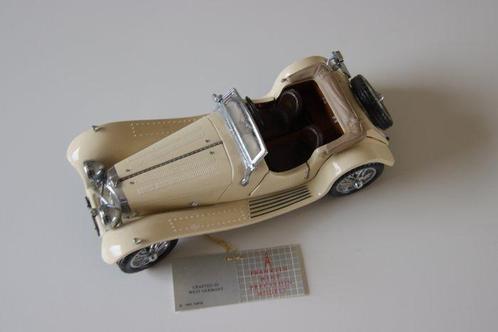 Franklin Mint 1:24 - Modelauto - Jaguar SS100 1938, Hobby en Vrije tijd, Modelauto's | 1:5 tot 1:12